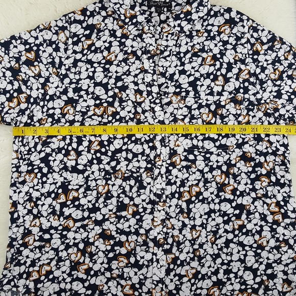 Velvet Heart Lightweight Button Front Shirt Sz 1X - Picture 3 of 8